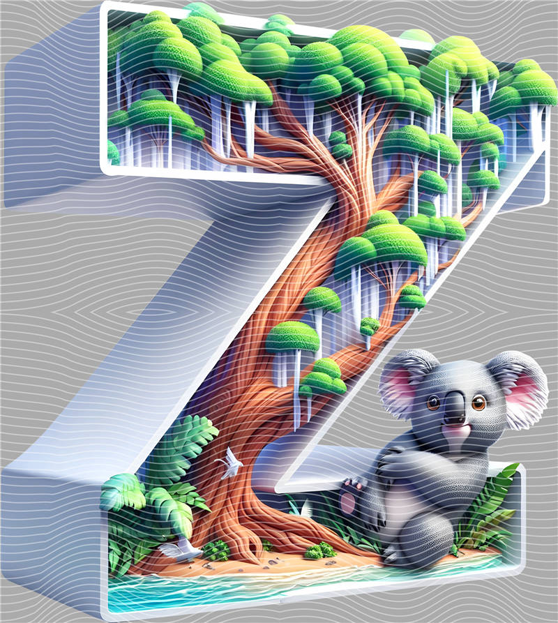 Letters A to Z and Number-AZ 101